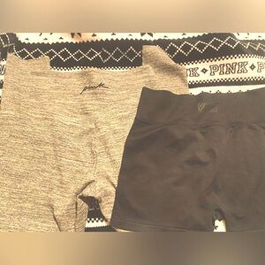 New PINK leggings and shorts